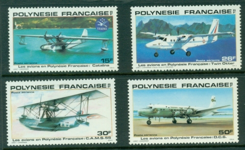 French-Polynesia-1980 Planes used in Polynesia