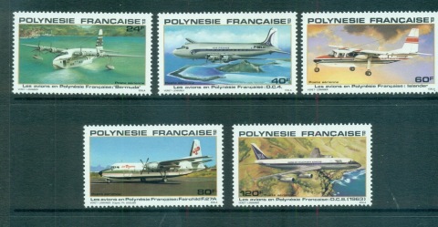 French-Polynesia-1979 Airplanes used in Polynesia