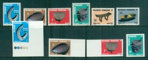 French-Polynesia-1984-87 Postage Dues + Imperf 1984