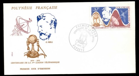 French-Polynesia-1976-Telephone-Centenary_1