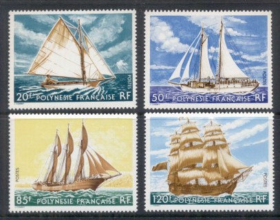 French-Polynesia-1977-Sailing-Ships-MUH