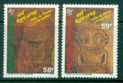 French-Polynesia-1986-Views-of-Old-Tahiti-MUH