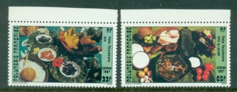 French-Polynesia-1987-Marine-Life-Crustaceans-MUH