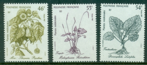 French-Polynesia-1987-Medicinal-Plants-MUH