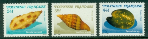 French-Polynesia-1988-Seashells-MUH