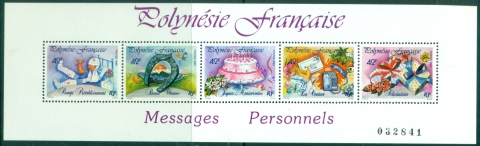 French-Polynesia-1989-Message-MS-MUH