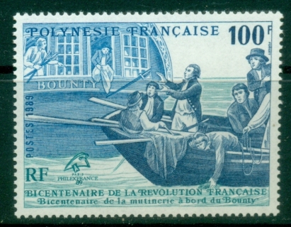 French-Polynesia-1989-PHILEXFRANCE-Bounty-Castaways-MUH