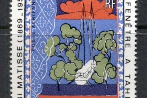 French-Polynesia-1980 Henri Matisse Paintings, Window on Tahiti