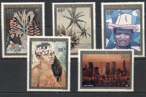 French-Polynesia-1974 paintings by Artists lining in Polynesia