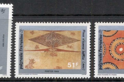 French-Polynesia-1989 Tapa Art