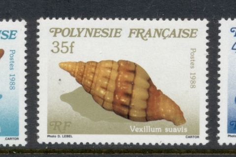 French-Polynesia-1988 Sea Shells