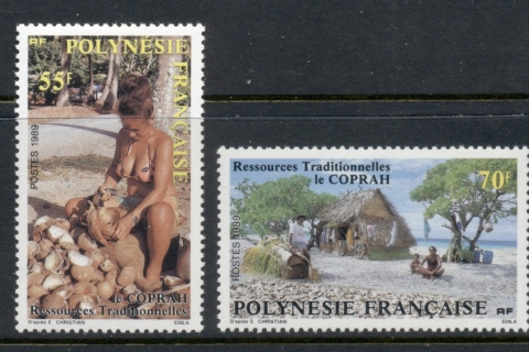 French-Polynesia-1989 Copra Industry