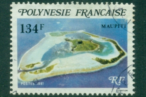 French-Polynesia-1981 Maupiti Is 134fr