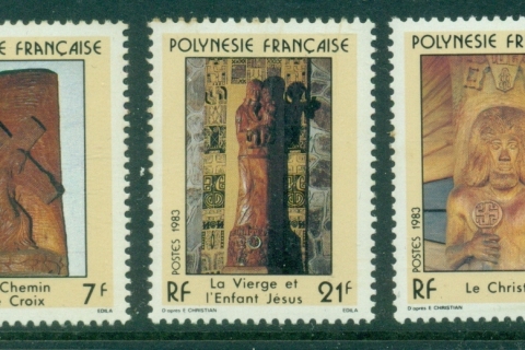French-Polynesia-1983 Sculptures