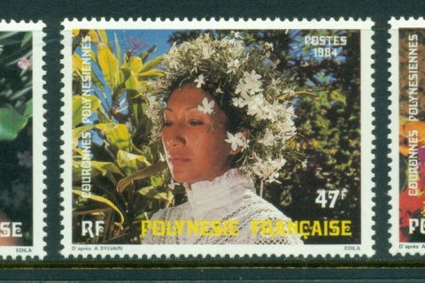 French-Polynesia-1984 Flower Garlands