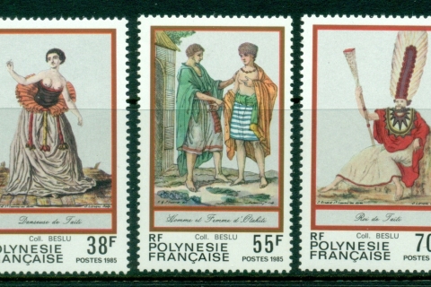French-Polynesia-1985 Traditional Costumes