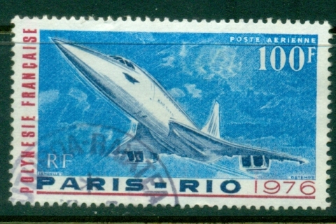 French-Polynesia-1976 Concorde