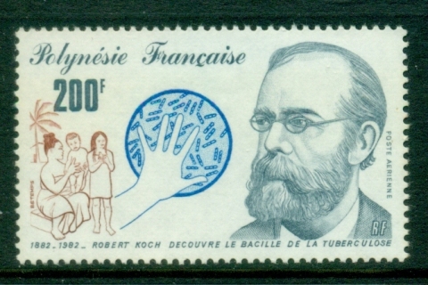 French-Polynesia-1982 TB bacillus centenary