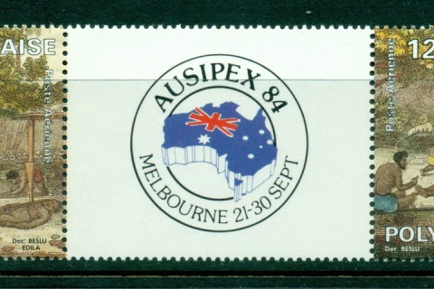 French-Polynesia-1984 AUSIPEX '84 Stamp Ex.