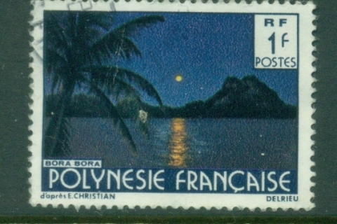 French-Polynesia-1979 Landscapes 1f Delrieu