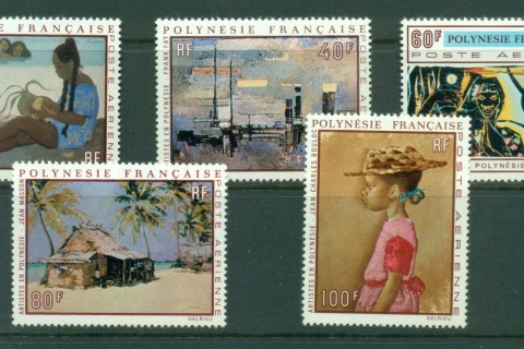 French-Polynesia-1970  Paintings by Polynesian Artists