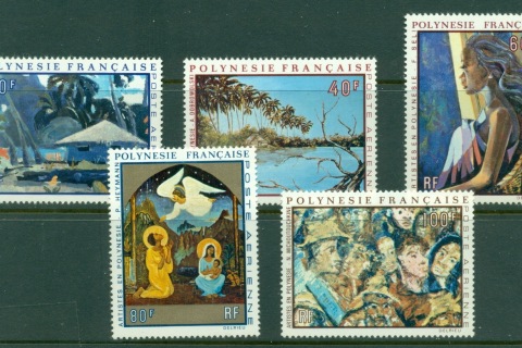 French-Polynesia-1971 Paintings by Polynesian Artists