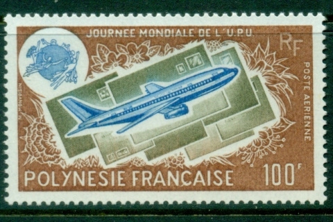 French-Polynesia-1975 World UPU day