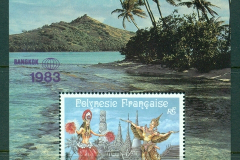 French-Polynesia-1983 BANGKOK '83 Stamp Ex. MS