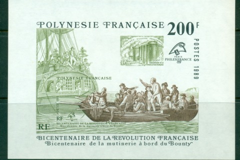 French-Polynesia-1989 PHILEXFRANCE Stamp Ex. MS