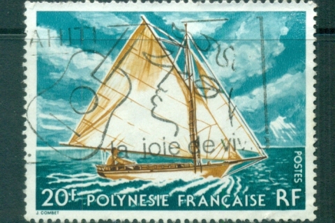 French-Polynesia-1977 20f Sailing Ship