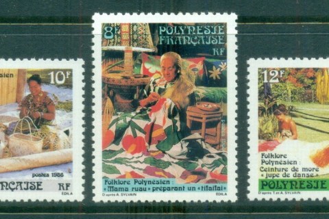 French-Polynesia-1986 Traditional Crafts