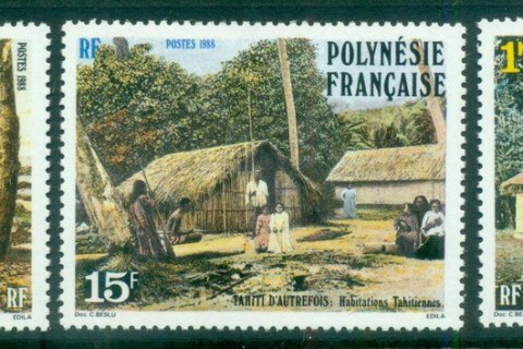 French-Polynesia-1988 Traditional Housing