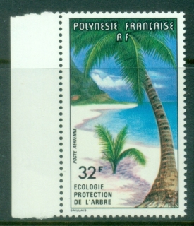 French-Polynesia-1977-Airmail-Protection-of-Trees-MUH