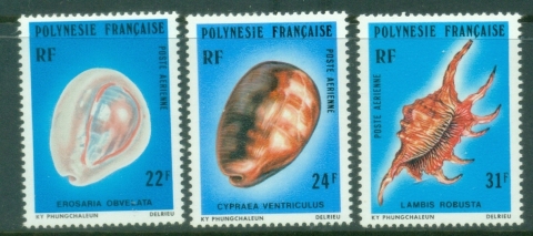 French-Polynesia-1978-Shells-MUH