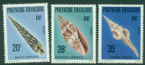 French-Polynesia-1979-Marine-Life-Shells-MUH