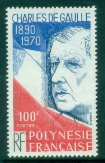 French-Polynesia-1980-Charles-de-Gaulle-MUH