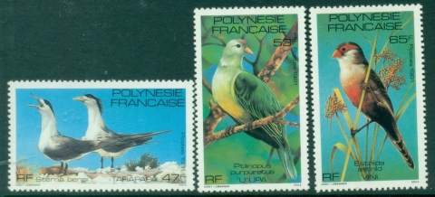 French-Polynesia-1981-Birds-MUH