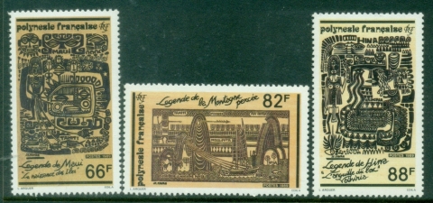 French-Polynesia-1989-Legends-MUH