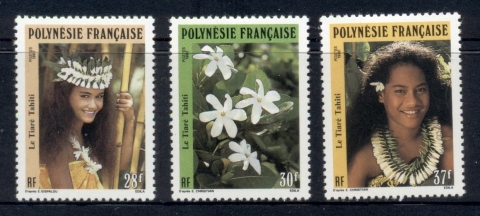 French-Polynesia-1990-Flower garlands