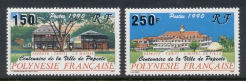 French-Polynesia-1990-Pateete Village Cent.