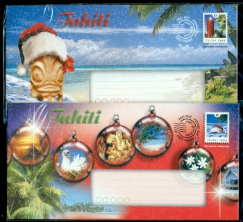 French-Polynesia-1999 Xmas 2x PSE