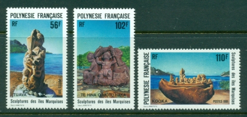 French-Polynesia-1991 Sculptures of the Marquesas Is