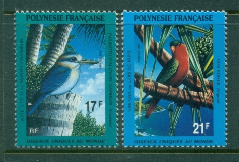 French-Polynesia-1991-Birds