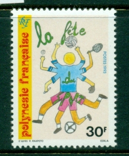 French-Polynesia-1993-Sports festival