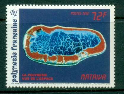 French-Polynesia-1992-International Space year 72f