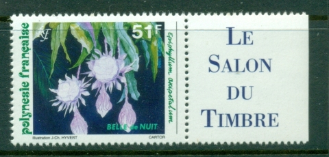 French-Polynesia-1994-Flowers, Stamp day