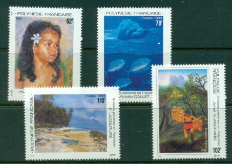 French-Polynesia-1994-Paintings of French Polynesia