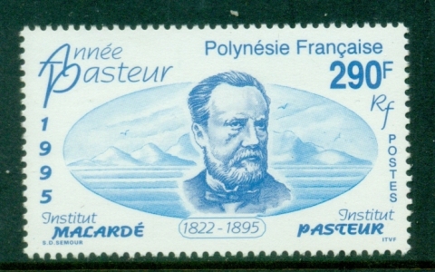 French-Polynesia-1995-Louis Pasteur