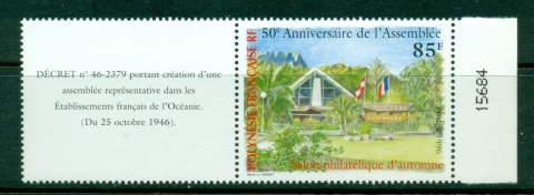 French-Polynesia-1996-First representative Assembly