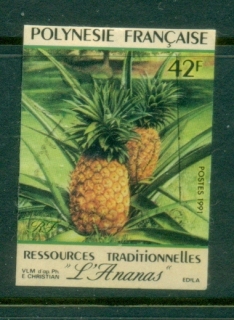 French-Polynesia-1991 Pineapples P&S 42f